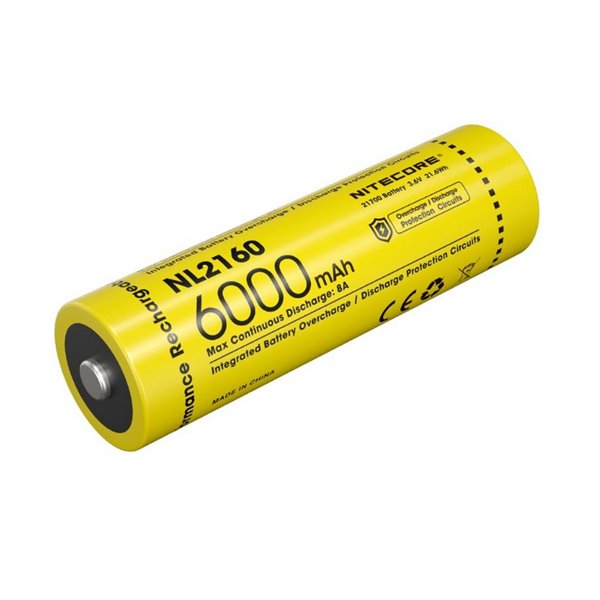 Batería NITECORE NL2160 21700 6000mAh 3.6V