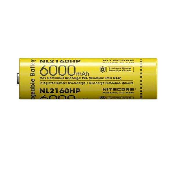 Batería NITECORE NL2160HP 21700 6000mAh 20A