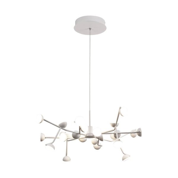 Lampe suspendue Led 72W ADN Blanc Mat