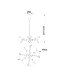 Lámpara Colgante Led 72W ADN Blanco Mate
