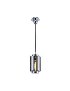 Lampe suspendue Petite série Jarras Chrome/Graphite 1XE27