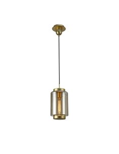 Lampe suspendue Petite série Jarras Bronze 1XE27
