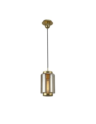 Lampe suspendue Petite série Jarras Bronze 1XE27