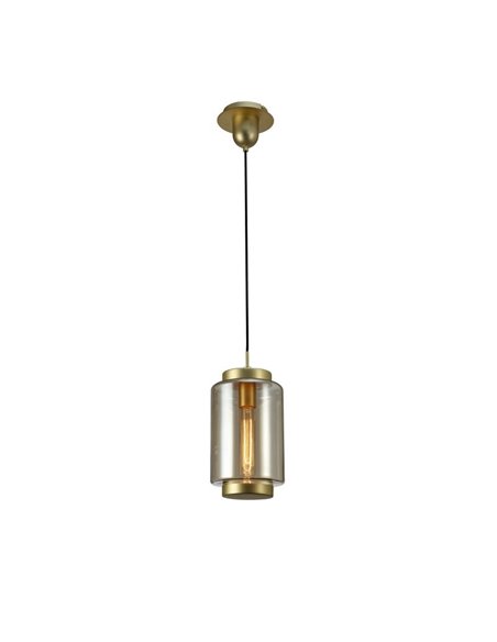 Lampe suspendue Petite série Jarras Bronze 1XE27