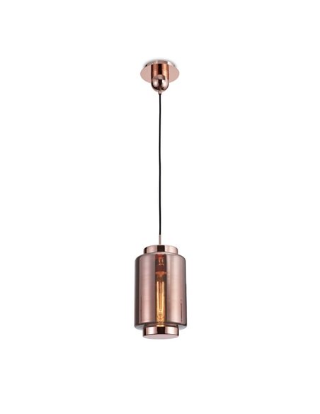 Lampe suspendue Petite série Jarras Cuivre 1XE27