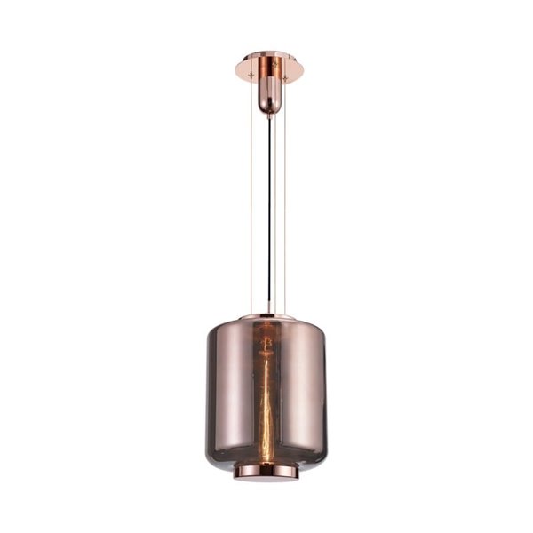 Lámpara Colgante Cilíndrica Cobre serie Jarras 1XE27