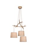 Lámpara Colgante de Techo Rústica Serie Sabina 3L