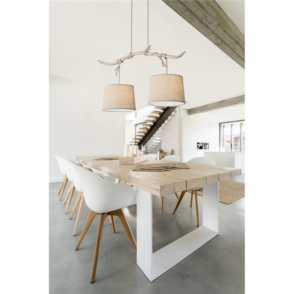 Lampe suspendue au plafond Rustique Série Sabina 2L Ø30CM