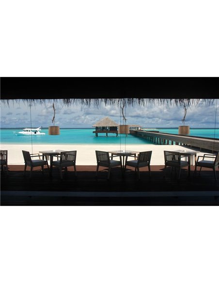 Lámpara Colgante de Techo Rústica Serie Sabina 1L Ø60CM