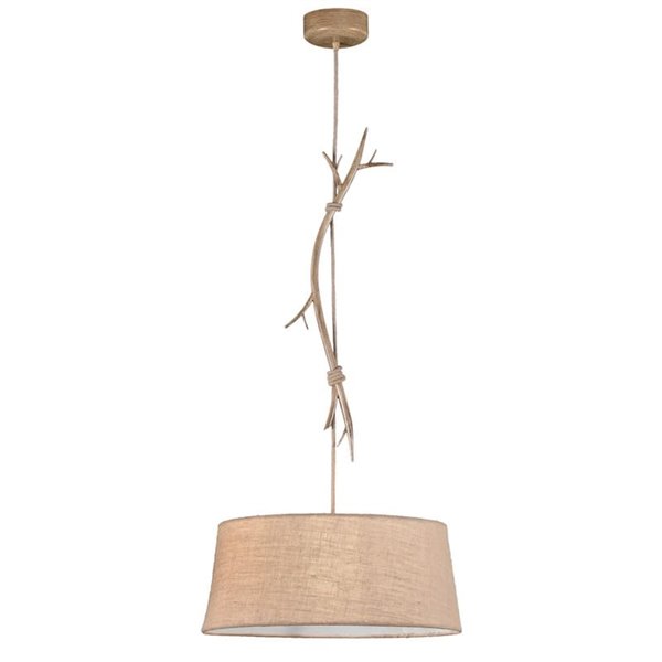 Lámpara Colgante de Techo Rústica Serie Sabina 1L Ø60CM