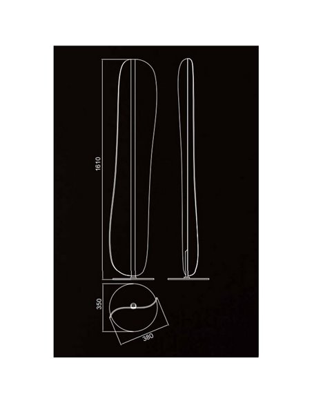 Lampadaire salon LED dimmable série Bianca