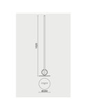 Lámpara de pie LED KiteSurf moderna 24W