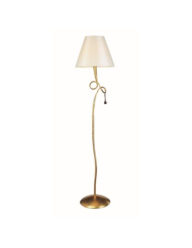 Pie de Salón Dorado de estilo Clásico Paola 3543 Mantra