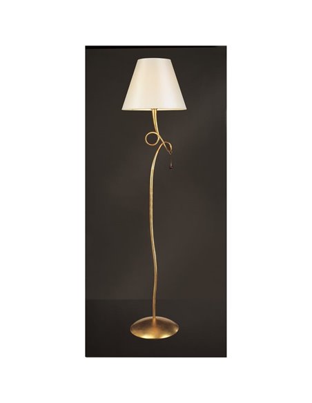 Lampadaire doré de style classique Paola 3543 Mantra