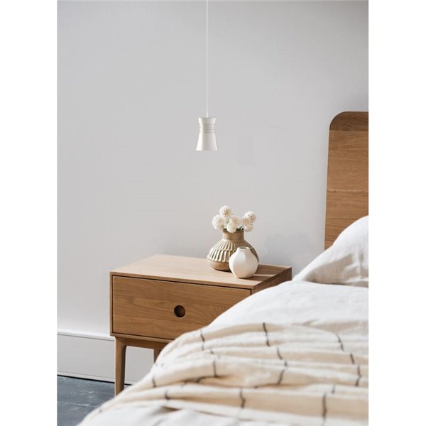 Candeeiro suspenso Pagoda 1xGU10 branco ou preto