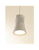 Lámpara LED colgante minimalista blanca Pagoda