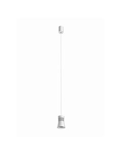 Caandeiro LED suspenso minimalista branca Pagoda