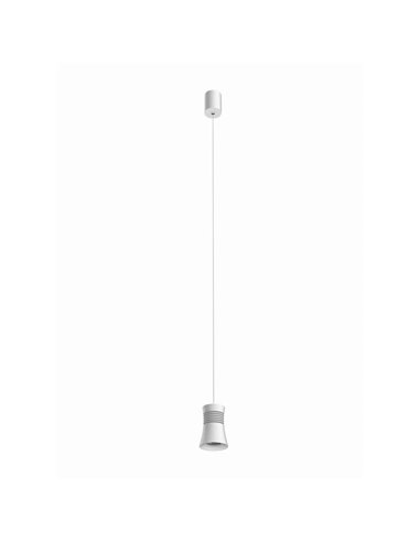 Lámpara LED colgante minimalista blanca Pagoda