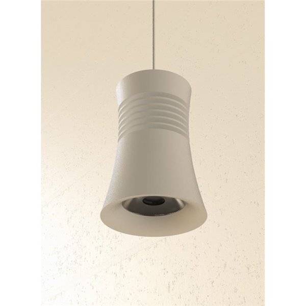 Caandeiro LED suspenso minimalista branca Pagoda