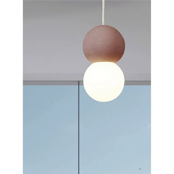 Lampe de plafond Galaxia avec suspension ronde individuelle
