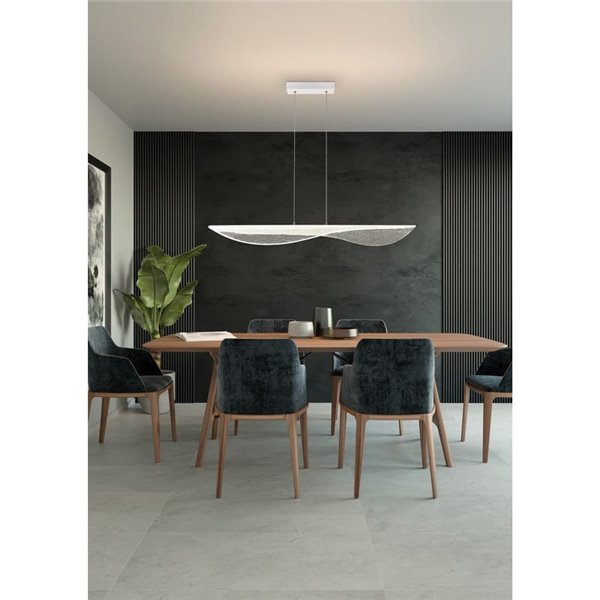 Candeeiro suspenso LED moderna Bianca