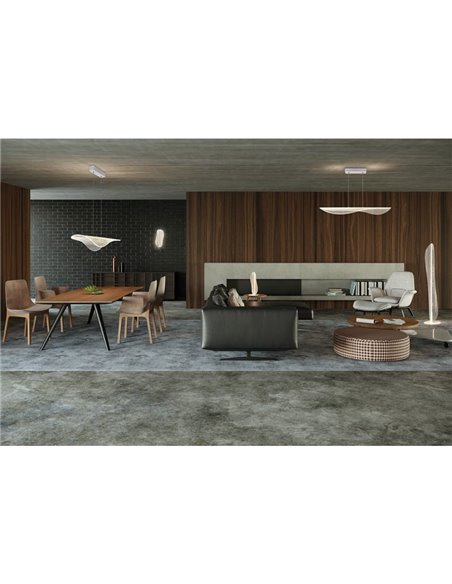 Lampe suspendue LED grande moderne Bianca