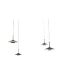 Lámpara de techo LED 4 Pantallas Orion 32W