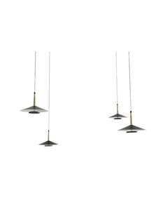 Lampe de plafond LED Orion 32W 4 abat-jour