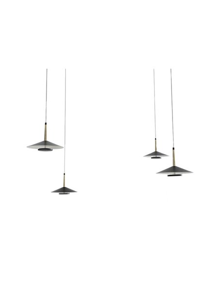 Lámpara de techo LED 4 Pantallas Orion 32W