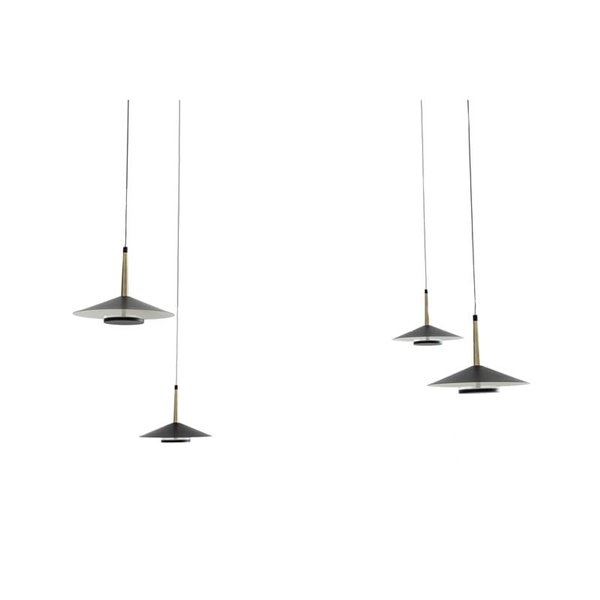 Lámpara de techo LED 4 Pantallas Orion 32W