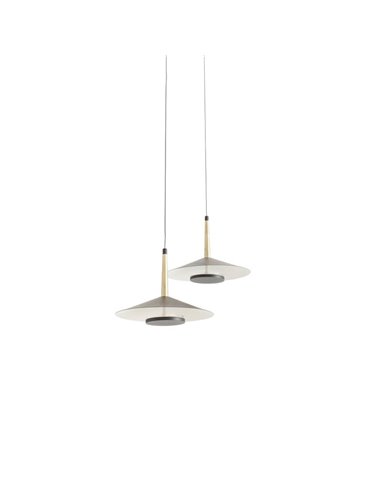Lámpara de techo LED 2 Pantallas Orion