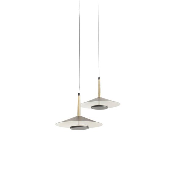 Lámpara de techo LED 2 Pantallas Orion