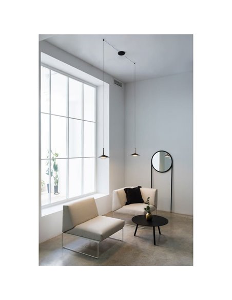 Candeeiro de teto LED 2 abajures Orion