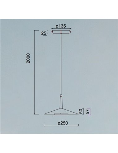 Lámpara de techo LED Orion