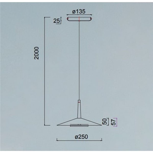 Candeeiro de  teto LED Orion