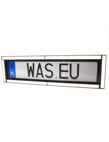 Suporte universal com luz de trabalho de 1.800 lm e luz de placa de licença W253 aprovada