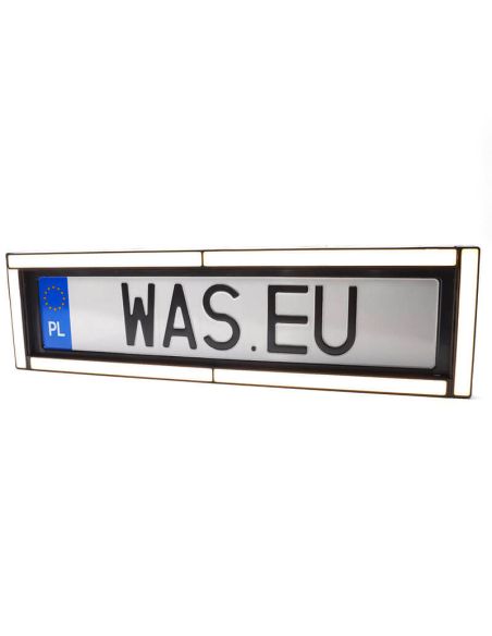 Support universel avec lampe de travail de 1 800 lm et éclairage de plaque d'immatriculation homologué W253