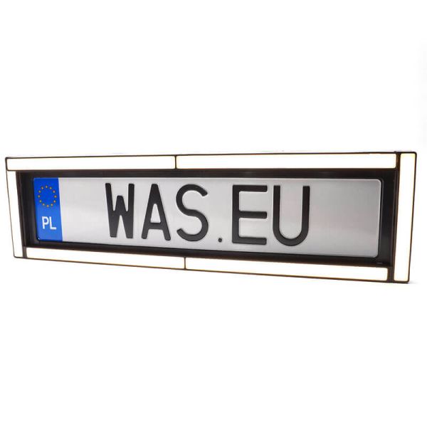 Suporte universal com luz de trabalho de 1.800 lm e luz de placa de licença W253 aprovada