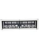 Soporte Universal con Luz de Trabajo 1.800Lm y Luz de Matricula Homologada W253