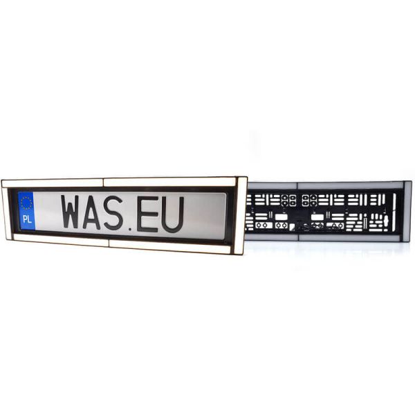 Suporte universal com luz de trabalho de 1.800 lm e luz de placa de licença W253 aprovada