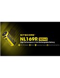 Batterie rechargeable NL169 16340 Li-Ion 950mAh 3.6V