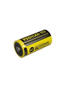 Bateria recarregável NL169 16340 Li-Ion 950mAh 3,6V 2