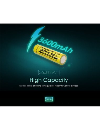 Batería NL1836 recargable Li-Ion 3600mAh 3.6V