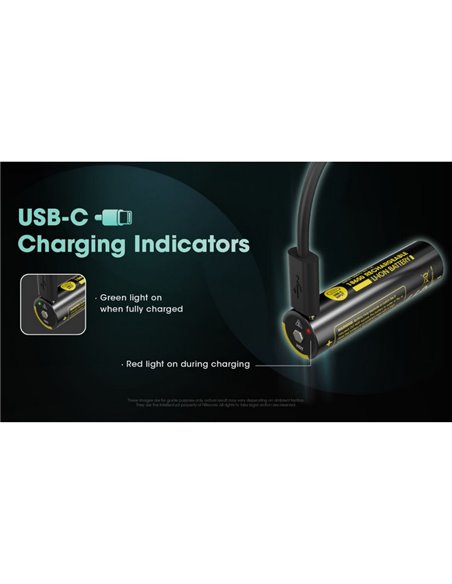 Batería NL1836R recargable Li-Ion 3600mAh 3.6V con USB-C