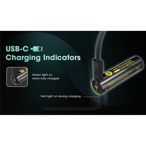 Batería NL1836R recargable Li-Ion 3600mAh 3.6V con USB-C