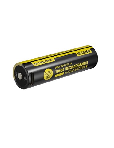 Batterie rechargeable Li-Ion 3600mAh 3,6V NL1836R avec USB-C