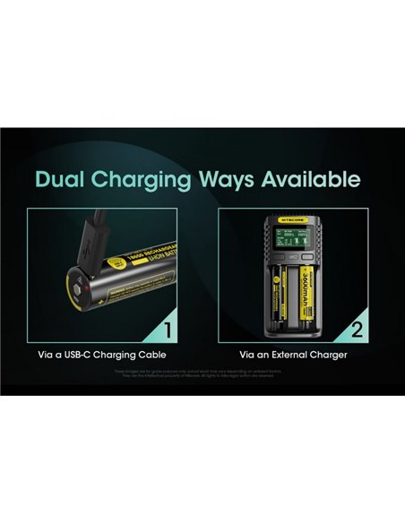 Batterie rechargeable Li-Ion 3600mAh 3,6V NL1836R avec USB-C