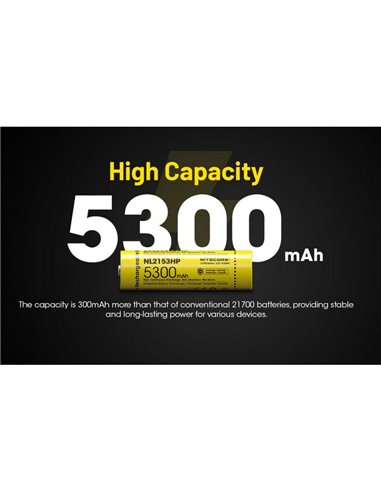 Batería recargable NL2153 5300mAh 3.6V 