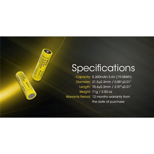 Batería recargable NL2153 5300mAh 3.6V 