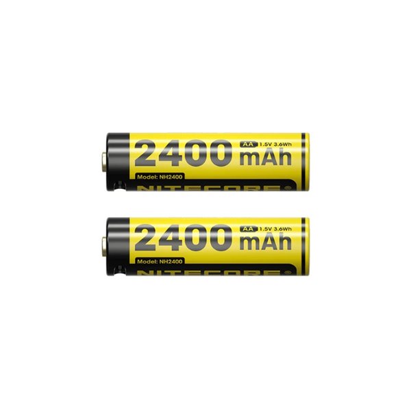 Batería NH2400 recargable USB-C Dual Blister AA 2400mAh 1.2V